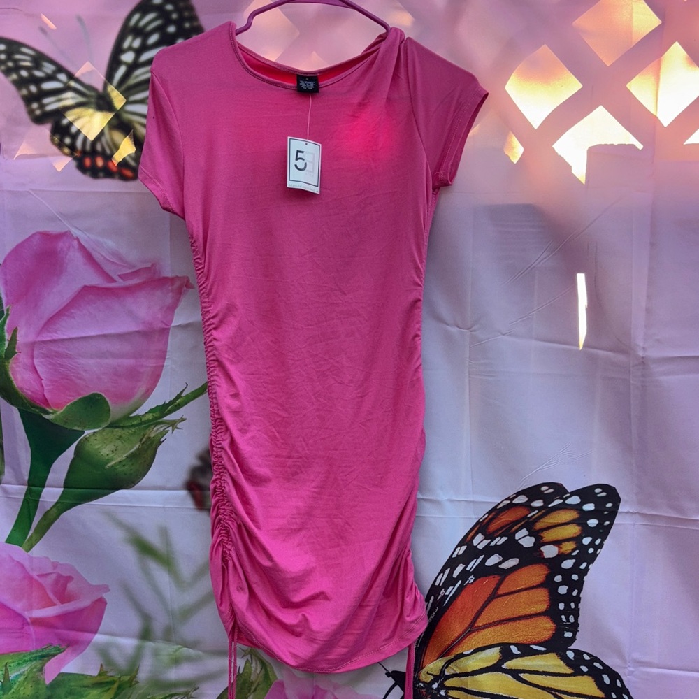 5th & Love Pink Ruched Dress